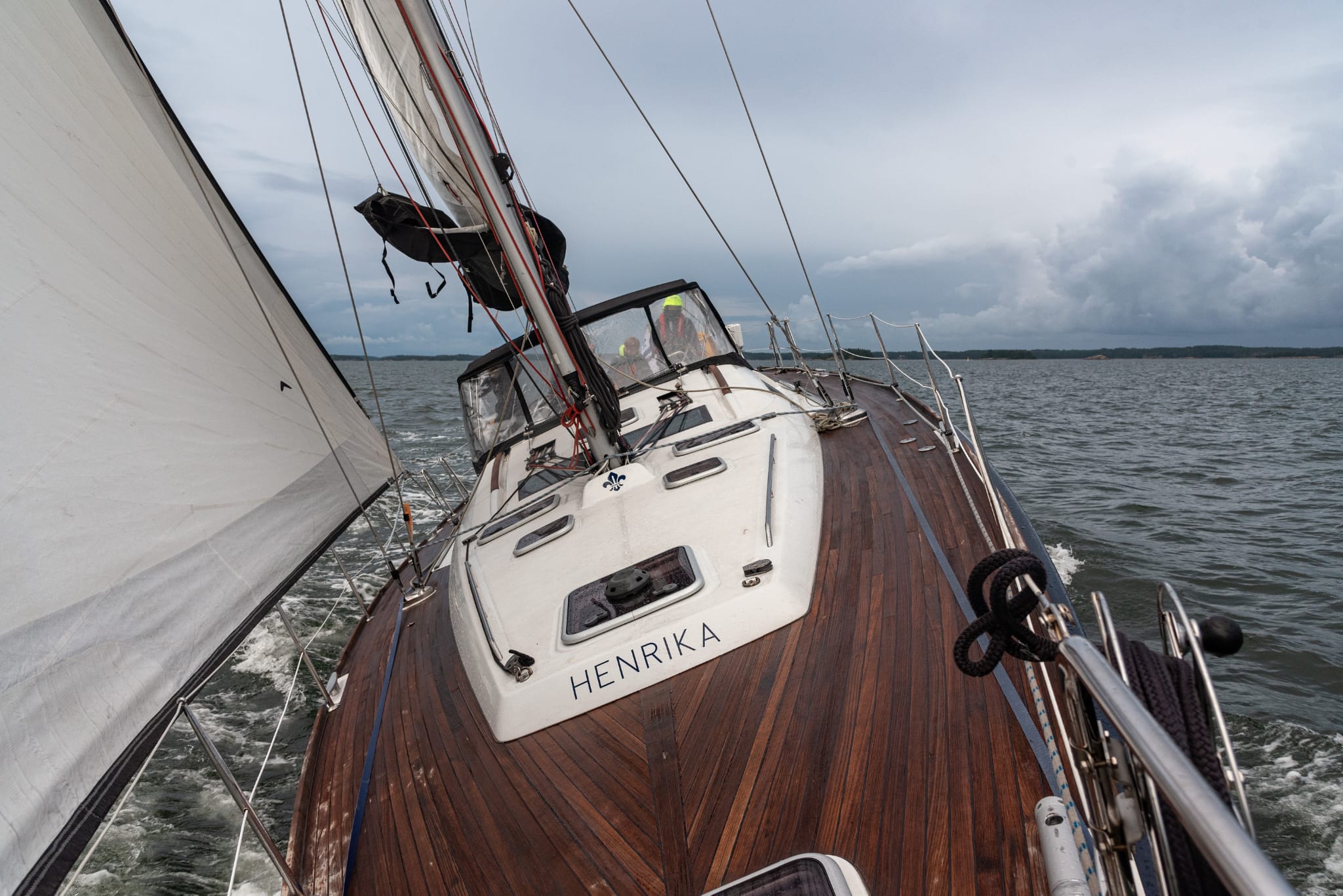 S/y Henrika purjehtimassa